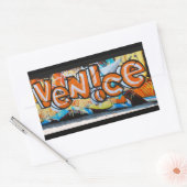 Venedig, California Street Art, Graffiti, Rechteckiger Aufkleber (Umschlag)