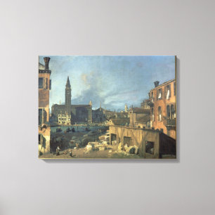 Venedig: Campo San Vidal und Santa Maria Carita Leinwanddruck