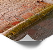 Venedig Canal Architecture Ristorante Street Poster (Ecke)