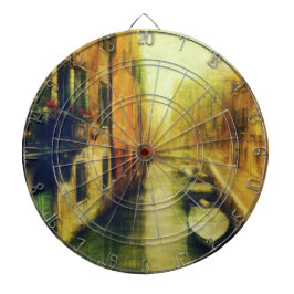 Venedig Canal Balcony Malerei Dartscheibe