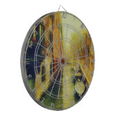 Venedig Canal Balcony Malerei Dartscheibe (Vorderseite Links)