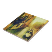 Venedig Canal Balcony Malerei Fliese (Seite)