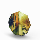 Venedig Canal Balcony Malerei Fotoblock (Rechts)