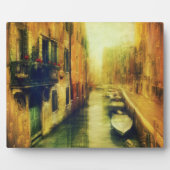 Venedig Canal Balcony Malerei Fotoplatte (Vorderseite)