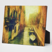 Venedig Canal Balcony Malerei Fotoplatte (Seite)