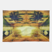 Venedig Canal Balcony Malerei Geschirrtuch (Horizontal)