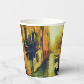 Venedig Canal Balcony Malerei Pappbecher (Rückseite)