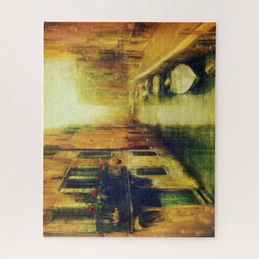 Venedig Canal Balcony Malerei Puzzle (Vertikal)