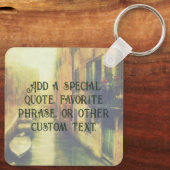 Venedig Canal Balcony Malerei Schlüsselanhänger (Rückseite)