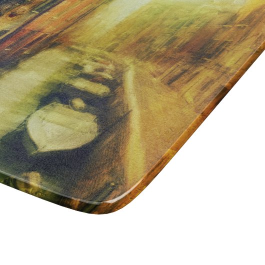 Venedig Canal Balcony Malerei Schneidebrett (Ecke)