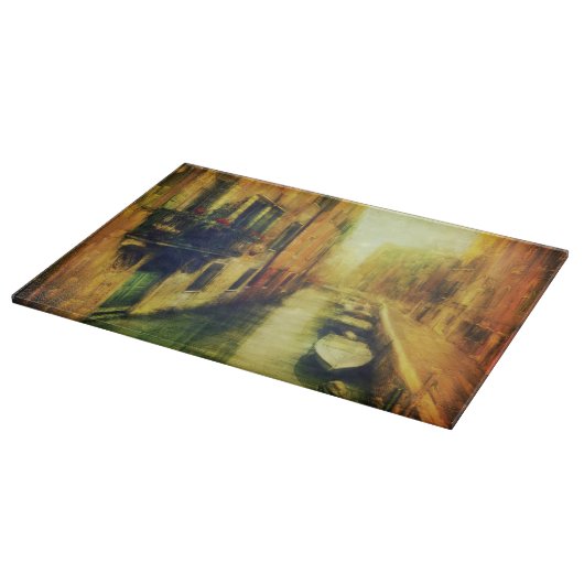 Venedig Canal Balcony Malerei Schneidebrett (Ecke)