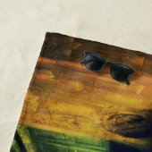 Venedig Canal Balcony Malerei Strandtuch (Beispiel)