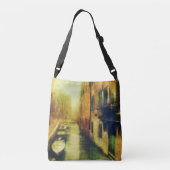 Venedig Canal Balcony Malerei Tragetaschen Mit Langen Trägern (Rückseite)