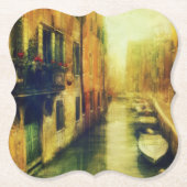 Venedig Canal Balcony Malerei Untersetzer (Vorderseite)