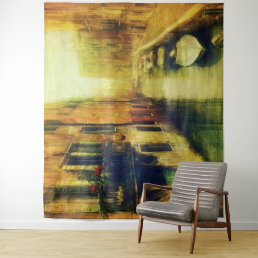 Venedig Canal Balcony Malerei Wandteppich (Beispiel)