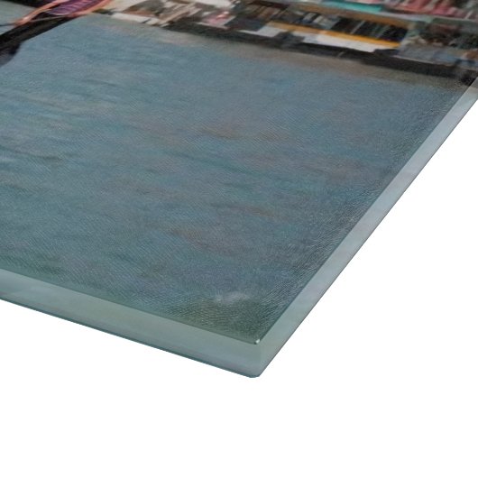 Venedig Canal Glas Cutting Board Schneidebrett (Ecke)