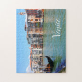 Venedig Canal & gondola, Venezia Italien Puzzle (Vertikal)