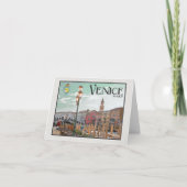 Venedig - Canal Grande und Rialto Brücke Karte (Vorderseite)