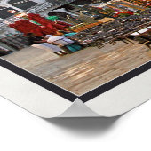 Venedig - Canal Grande und Rialto Brücke Poster (Ecke)