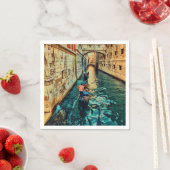 Venedig Canal Italien Serviette (Beispiel)