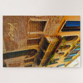 Venedig Canal Living Italienisches Gebäude Puzzle (Horizontal)