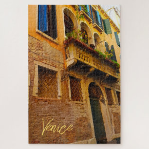 Venedig Canal Living Italienisches Gebäude Puzzle