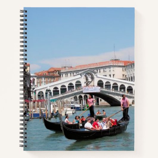 Venedig-Canal-Notebook Notizblock (Vorderseite)