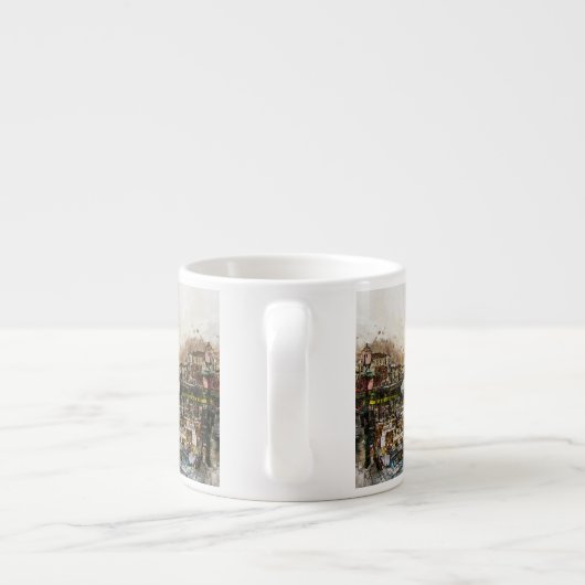 Venedig Canal Scene Espressotasse (Rückseite)