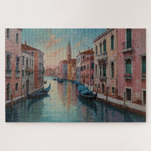 Venedig Canal Scene Puzzle (Horizontal)