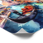 Venedig Canals - Italien Poster (Ecke)