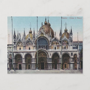 Venedig Chiesa San Marco Vintage Postkarte