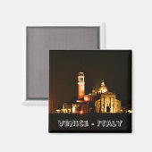 Venedig, City at Night (Kühlschrankmagnet) Magnet (Vorderseite/Rückseite)