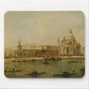 Venedig das Dogana und Santa Maria della Gruß Mousepad