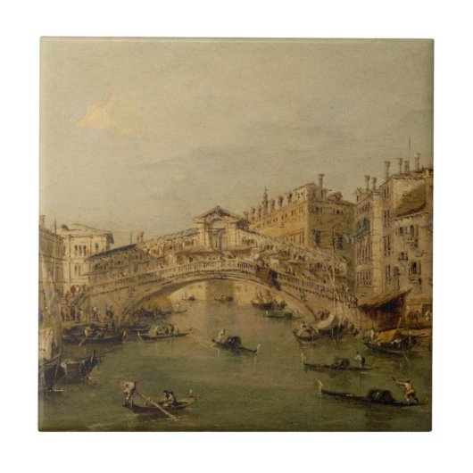 Venedig das Rialto Fliese (Vorderseite)