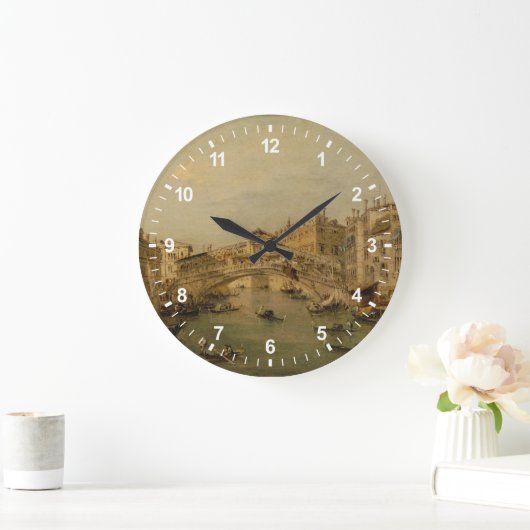 Venedig das Rialto Große Wanduhr (Zuhause)