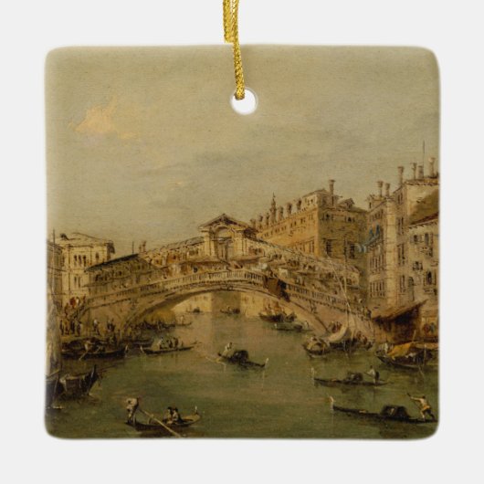 Venedig das Rialto Keramikornament (Vorderseite)