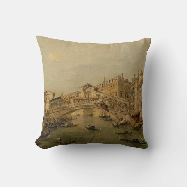 Venedig das Rialto Kissen (Vorderseite)