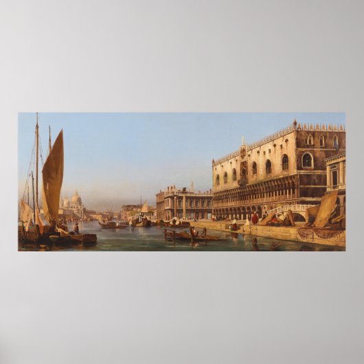 Venedig: Der Dogenpalast und der Molo Poster (Vorne)