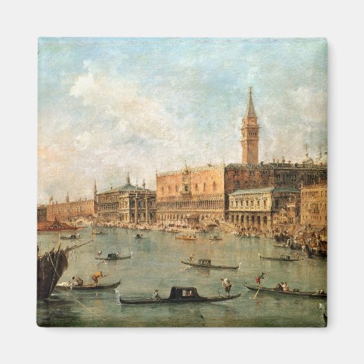 Venedig: Der Dogenpalast und der Molo von der Ba Magnet (Vorne)