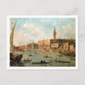 Venedig: Der Dogenpalast und der Molo von der Ba Postkarte (Vorderseite)