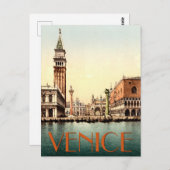 Venedig Der Piazzetta Canal Grande Italien Postkarte (Vorne/Hinten)