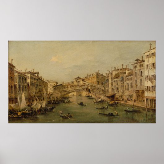 Venedig Der Rialto Poster (Vorne)
