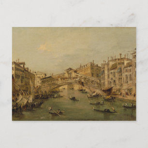 Venedig Der Rialto Postkarte