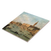 Venedig: Des der Palast und das Molo Doges vom Ba Fliese (Seite)