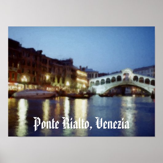 Venedig di Notte (Venedig bei Nacht) Poster (Vorne)