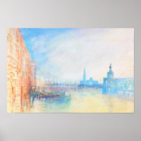 Venedig Die Mündung des Canale Grande, der zum Mal