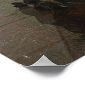 Venedig: Die Piazzetta in der Nacht Poster (Ecke)