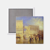Venedig, die Seufzerbrücke von J. M. W. Turner Magnet (Vorderseite/Rückseite)