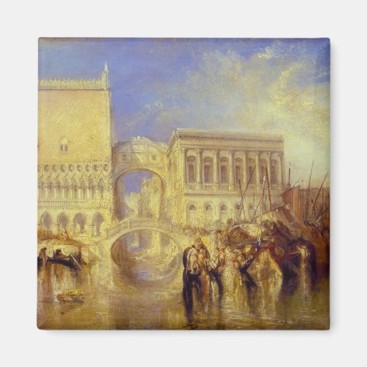 Venedig, die Seufzerbrücke von J. M. W. Turner Magnet (Vorne)