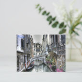 Venedig - Die Szene der Wasserstraße - Postkarte (Stehend Vorderseite)
